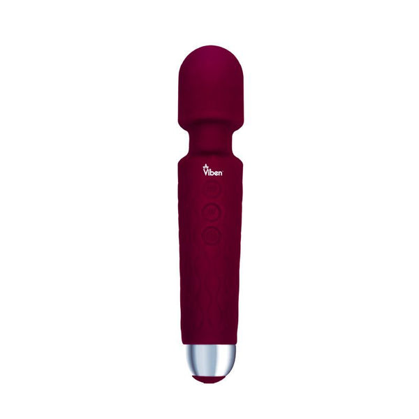 Viben Tempest Rechargeable Wand Massager Ruby Massagers & Wands