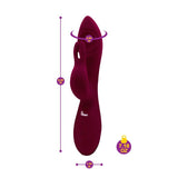 Viben Pzazz Rechargeable Thumping Rabbit Ruby Rabbit s