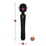 Viben Obsession Rechargeable Wand Massager Black Massagers & Wands