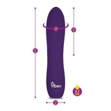 Viben Vivacious Rumble Motor Rechargeable Bullet Violet Bullets