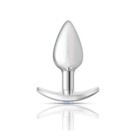 Cheeky Charms Silver Anchor Butt Plug With Clear And Teal Jewel Kit Non Vibrating Butt Plugs
