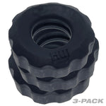Super Hunkyjunk 3 Pc rings Tar Ice  Rings