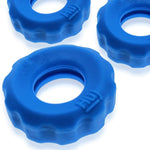 Super Hunkyjunk 3 Pc rings Teal Ice  Rings
