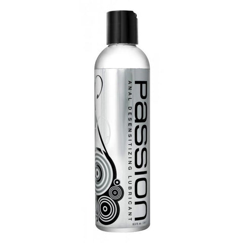 8.5Oz Bottle Of Passion Anal Desensitising Lubricant With Lidocaine Lubricants