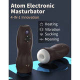 Atom Electronic Masturbator Matte Black Masturbators