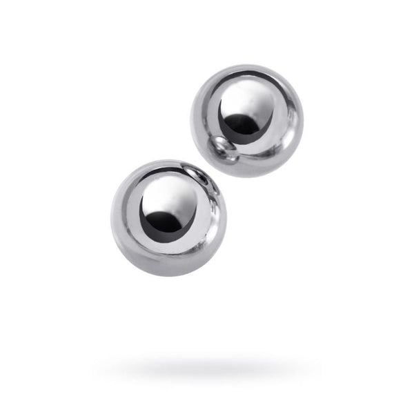 2X Silver Metal Vaginal Balls 25Mm Kegel Exercisers