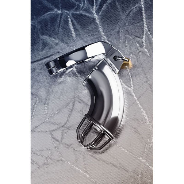 Silver Metal  Cage With Rings And Lock  & Ball Toys