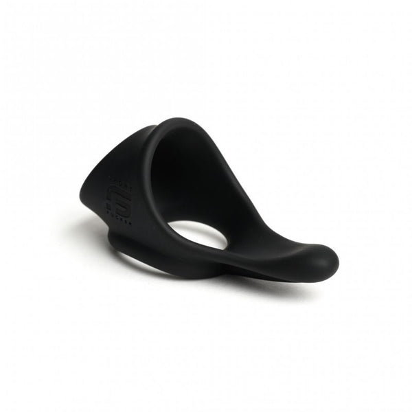 Tailslide  And Ball Ring Black Silicone Stamina Enhancer  Rings