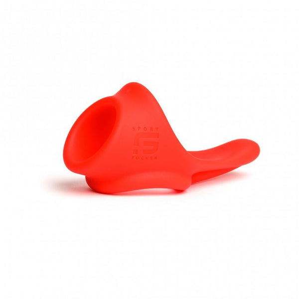 Tailslide  And Ball Ring Red Silicone Stamina Enhancer  Rings