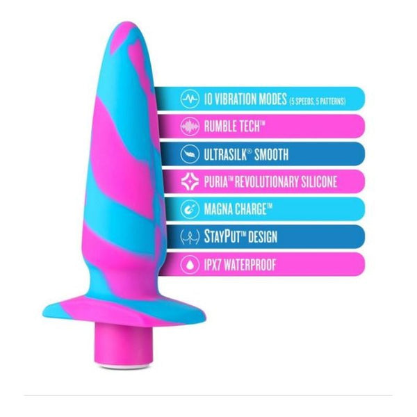 Avant Vibrotize Silicone Mini Anal Vibe Fuchsia Non Vibrating Butt Plugs
