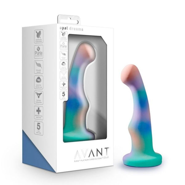 Avant Opal Dreams Aqua Silicone Dildo Dildos