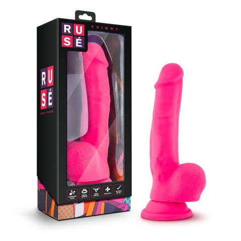 Ruse Shimmy Hot Pink Dong Dildos