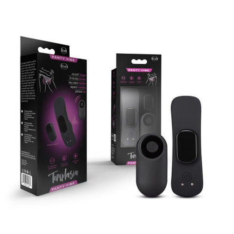 Temptasia Panty Vibe W Remote Control Black Vibrating Panties