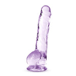 Naturally Yours 8" Crystaline Dildo Amethyst Dildos