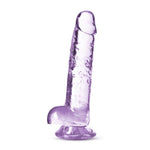 Naturally Yours 7" Crystaline Dildo Amethyst Dildos