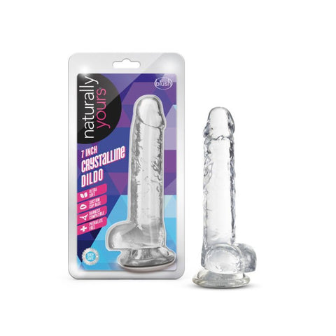Naturally Yours 7" Crystaline Dildo Diamond Dildos