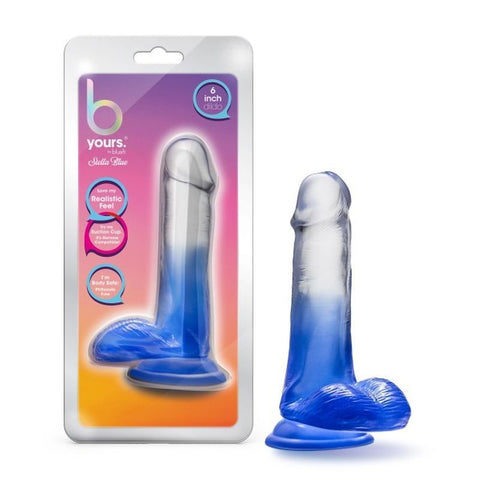 B Yours Morning Dew 6In Dildo Stella Blue Dildos