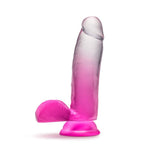 B Yours Sugar Magnolia 7In Dildo Fuchsia Dildos