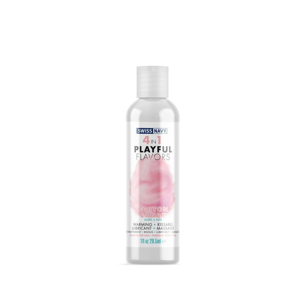 Playful Flavours 4 In 1 Cotton Candy Lubricant 1Oz/29.5Ml Lubricants