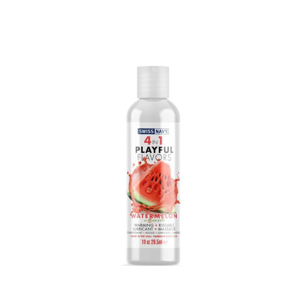 Playful Flavours 4 In 1 Watermelon Lubricant 1Oz/29.5Ml Lubricants