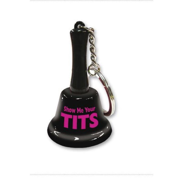 Show Me Your Tits Mini Bell Keychain Sex Games