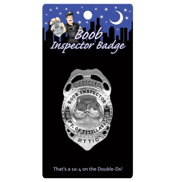 Boob Inspector Badge Sex Games