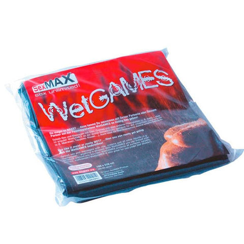 Sexmax Wetgames Sheet Black Sex Bedding
