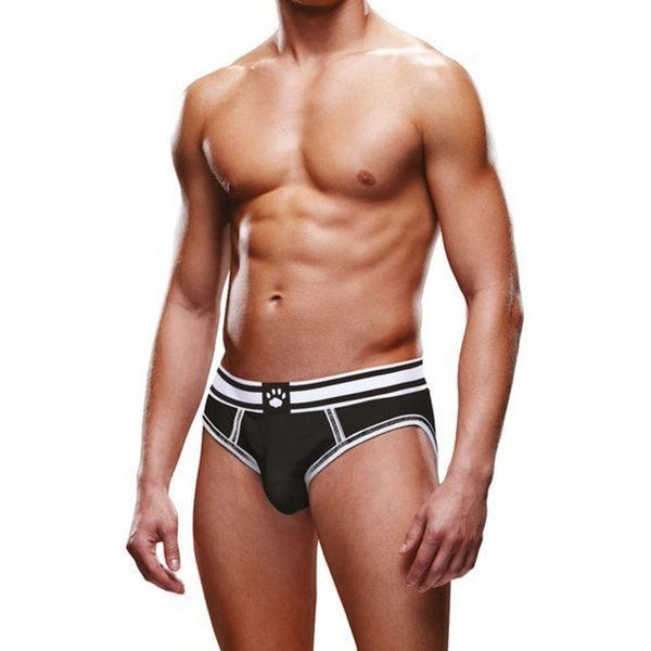 Prowler Open Brief Black/White Other Erotic Clothing
