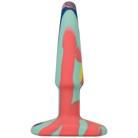 Groovy Silicone Anal Plug 4In Sunrise Non Vibrating Butt Plugs