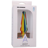 Groovy Silicone Anal Plug 5In Sunrise Non Vibrating Butt Plugs