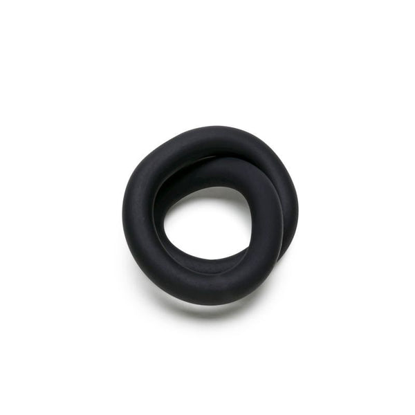 Silicone Hefty Wrap Ring 229Mm Black  Rings
