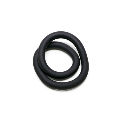 Silicone Hefty Wrap Ring 305Mm Black  Rings