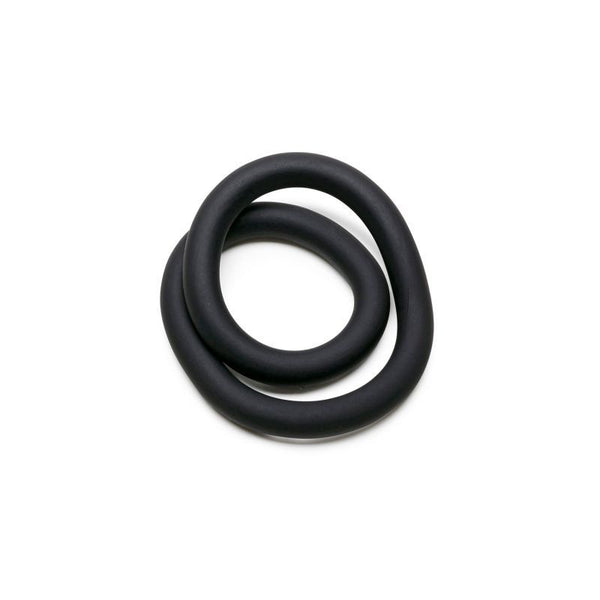 Silicone Hefty Wrap Ring 305Mm Black  Rings