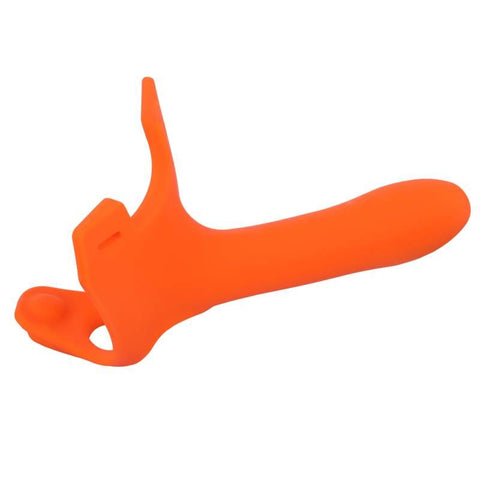 Zoro Strap On 6.5In Orange Strap Ons