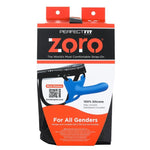 Zoro Strap On 6.5In Blue Strap Ons
