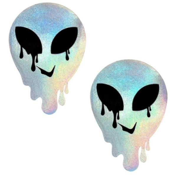 Holographic Melty Alien Pasties Other Erotic Clothing