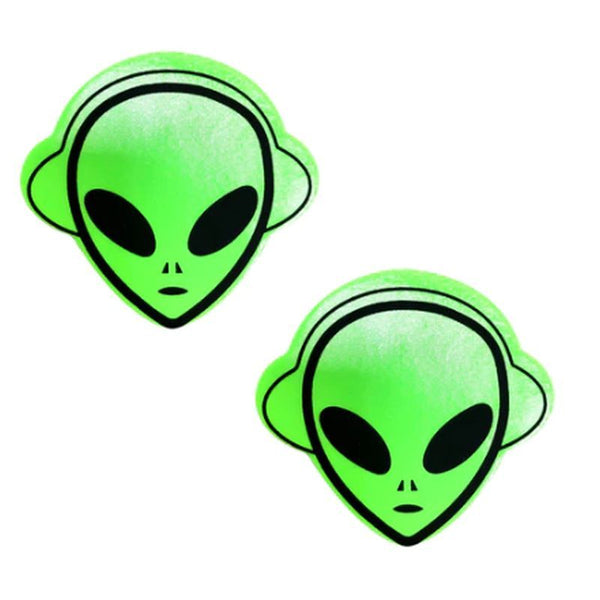 Neon Green Blacklight Alien Pasties Other Erotic Clothing