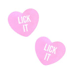 Lick It Love Heart Pasties  Clothing
