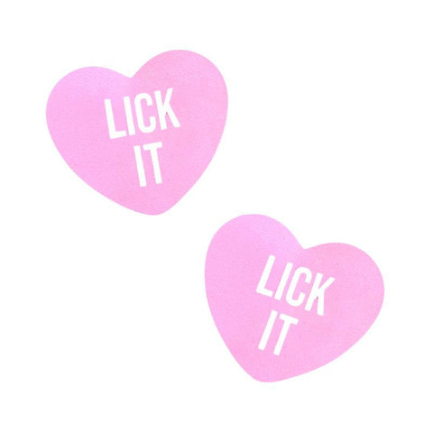Lick It Love Heart Pasties  Clothing