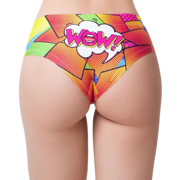 Comic Fans Yellow Slip Erotic Panties