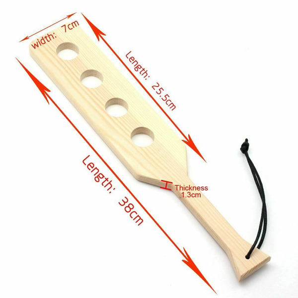 38Cm Cut Out Holes Spanking Paddle  Impact Play Fetish Paddles