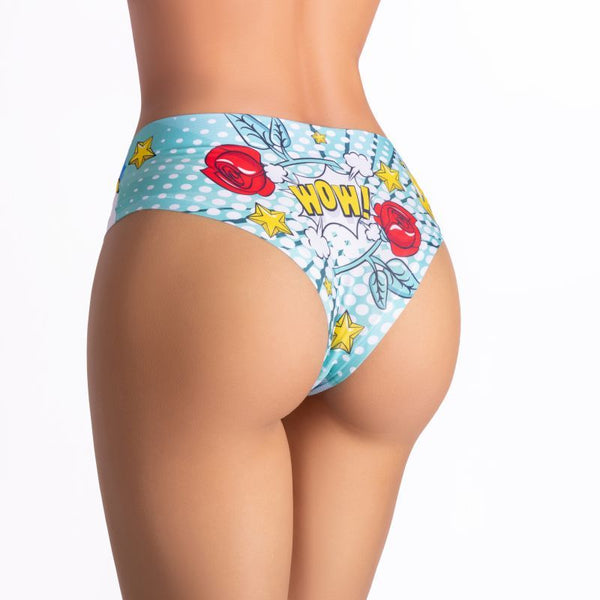 Comics Beach Girl Slip Erotic Panties