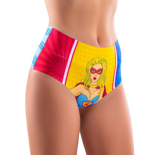 Comics Wonder Girl Hi Briefs Erotic Panties
