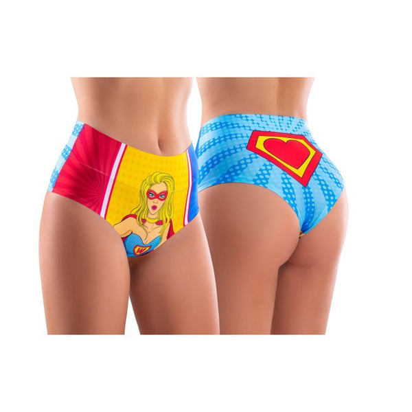 Comics Wonder Girl Hi Briefs Erotic Panties