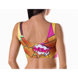 Comics Hot Crop Top Bras