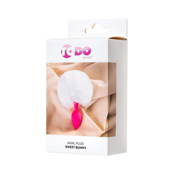 Todo Sweet Bunny Anal Plug White Non Vibrating Butt Plugs