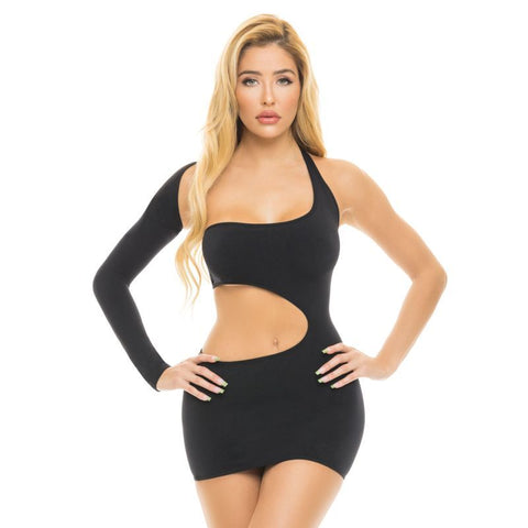 Cut My Life Into Pieces Dress Black Erotic Dresses