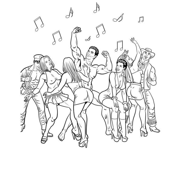 Bachelorette Party Colouring Book Sex Games