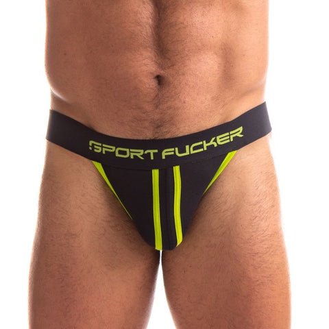 Jersey Jock Black/Green Other Erotic Clothing