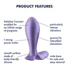 Satisfyer Intensity Plug Purple Wireless s